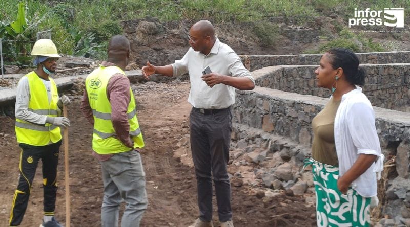 Visita de Ministro Infraestruturas Ilha de Sao Nicolau